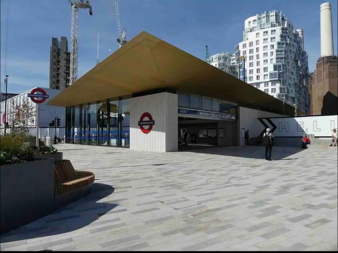 Central Location! Double Bedroom 2 Mins Walk From Battersea Power Underground Station! 伦敦 外观 照片